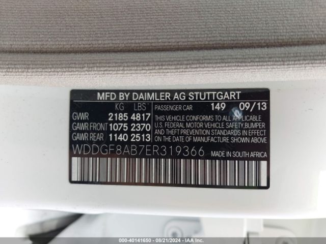 WDDGF8AB7ER319366 Mercedes-Benz C 300 Luxury 4matic/sport 4matic