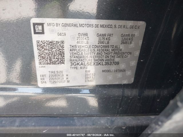 3GKALSEX1KL353709 GMC Terrain Denali