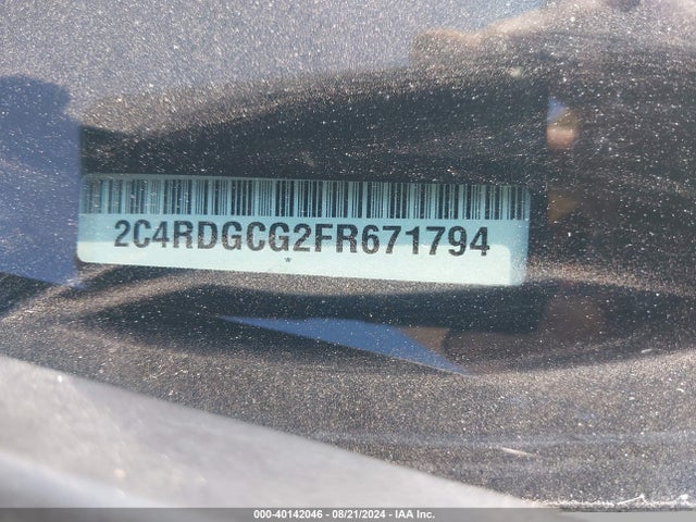Dodge Grand Caravan Sxt Plus 2015 2C4RDGCG2FR671794 Image 9