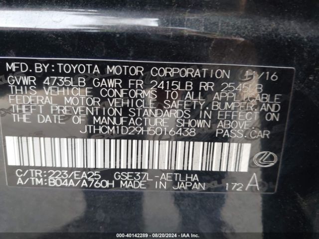 JTHCM1D29H5016438 Lexus IS 300