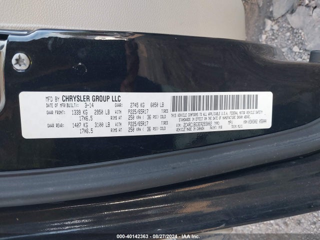 2C4RC1BG3ER293002 Chrysler Town & Country Touring