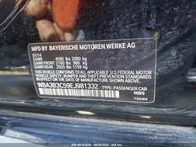 WBA3B3C59EJ981332 BMW 328i Xdrive