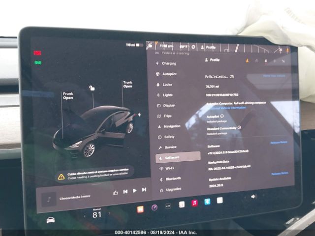 5YJ3E1EA5NF191753 Tesla Model 3 Rear-wheel Drive