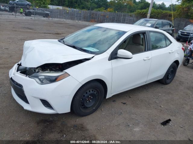2T1BURHE2FC270296 Toyota COROLLA LE