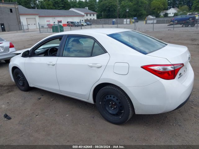 2T1BURHE2FC270296 Toyota COROLLA LE