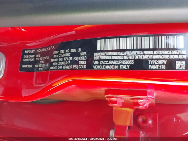 Jeep Renegade Upland Edition 4x4 2018 ZACCJBAB2JPH59055 Image 9