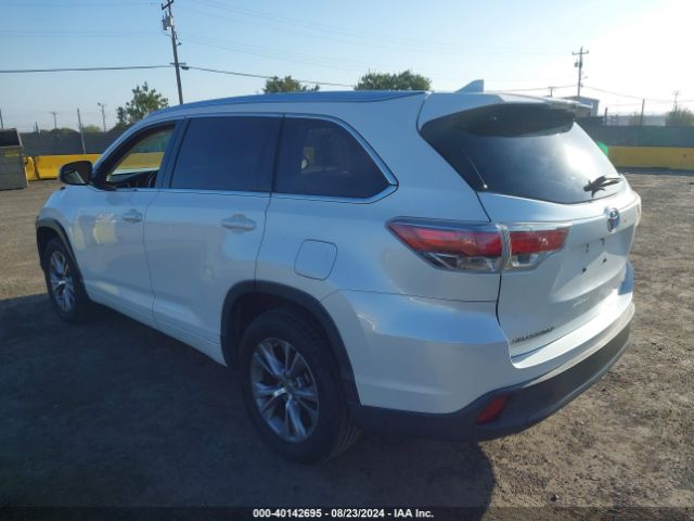 5TDKKRFH1FS055485 Toyota Highlander Xle V6