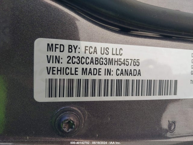 2C3CCABG3MH545765 Chrysler 300 300s