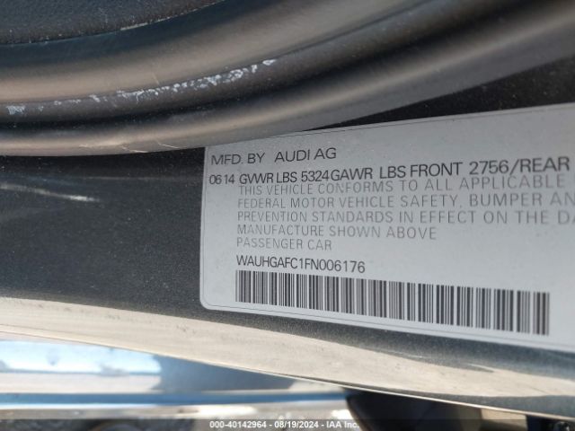 WAUHGAFC1FN006176 Audi A6 3.0t Premium Plus
