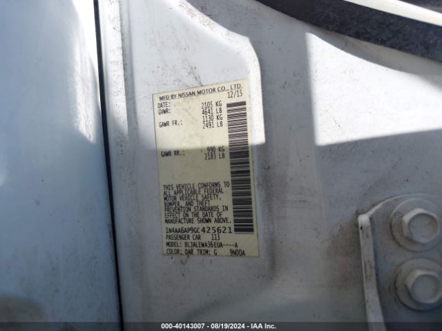 1N4AA6AP9GC425621 Nissan Maxima 3.5 Sl