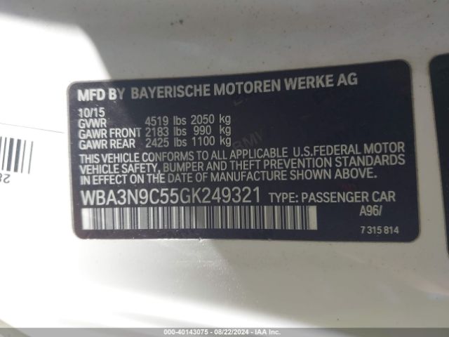 WBA3N9C55GK249321 BMW 428i Xdrive