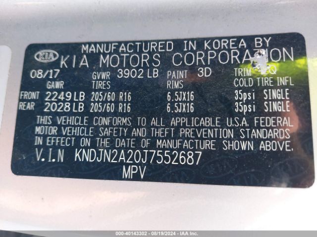 KNDJN2A20J7552687 KIA Soul