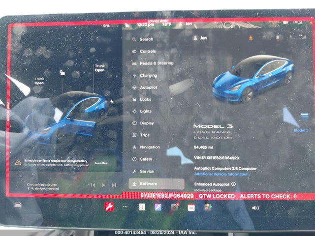 2018 TESLA MODEL 3 5YJ3E1EB2JF064929 Photo 6