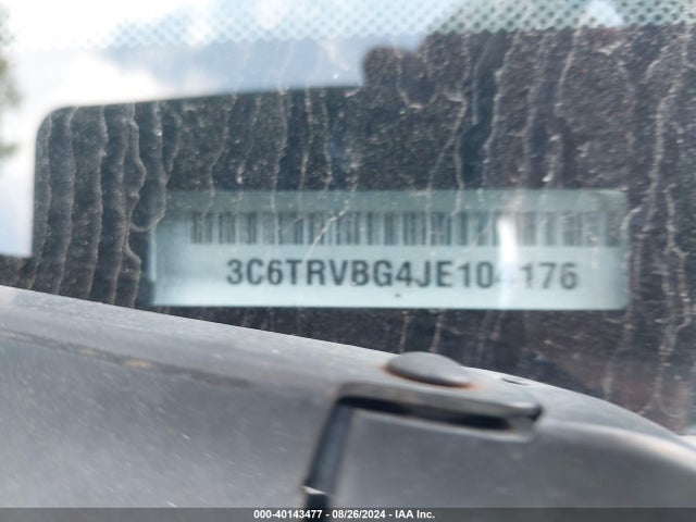 3C6TRVBG4JE104176 RAM Promaster 1500 High Roof 136 Wb