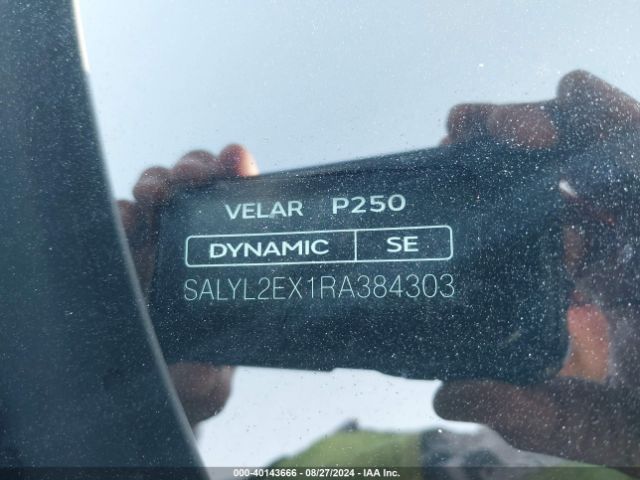 SALYL2EX1RA384303 Land Rover Range Rover Velar P250 Dynamic Se