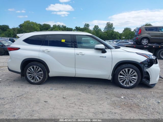 5TDEBRCH5MS040891 Toyota Highlander Hybrid Platinum