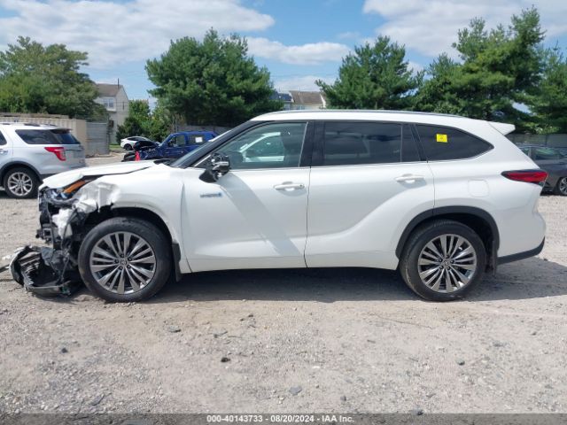 5TDEBRCH5MS040891 Toyota Highlander Hybrid Platinum