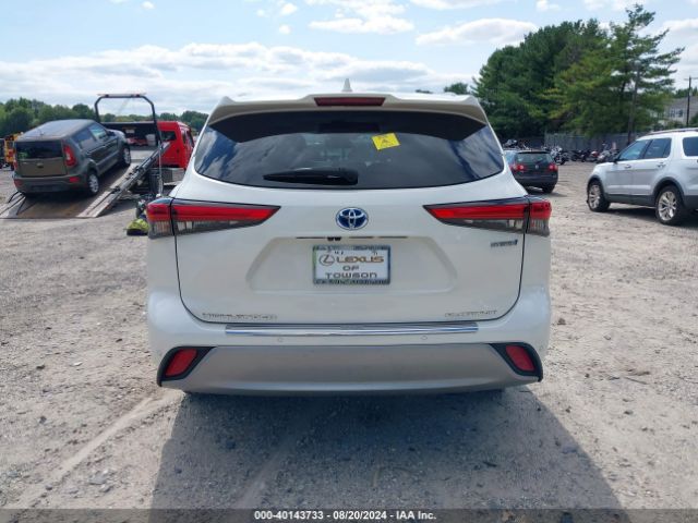 5TDEBRCH5MS040891 Toyota Highlander Hybrid Platinum