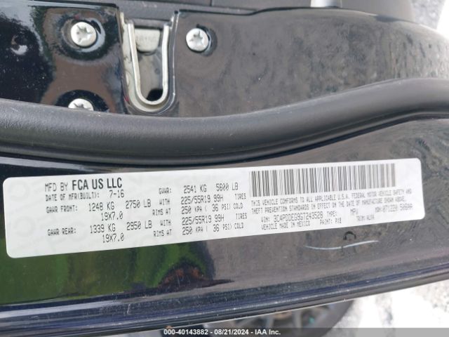 3C4PDDEG9GT243528 Dodge Journey R/t