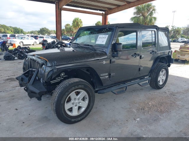 1C4HJWDG6JL937929 Jeep Wrangler Jk Unlimited Sport S 4x4