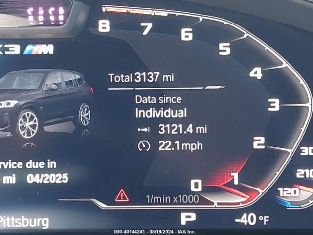 5YM13EC04P9R48144 BMW X3 M