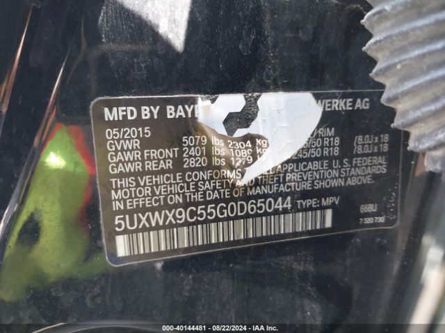 5UXWX9C55G0D65044 BMW X3 Xdrive28i