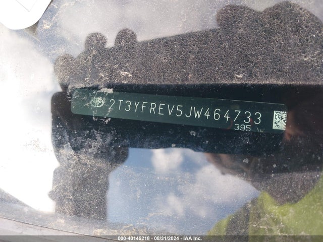 2T3YFREV5JW464733 Toyota Rav4 Platinum