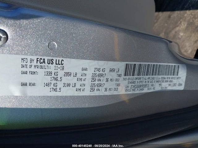 Dodge Grand Caravan Se 2019 2C4RDGBG8KR599513 Image 9