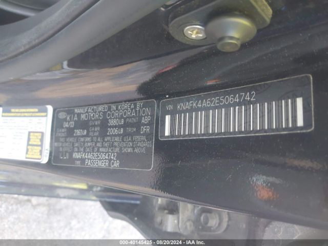 KNAFK4A62E5064742 KIA FORTE LX