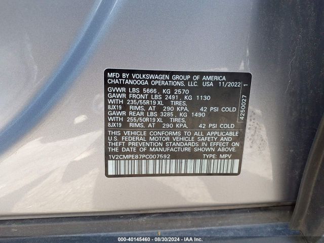 1V2CMPE87PC007592 Volkswagen ID.4 PRO