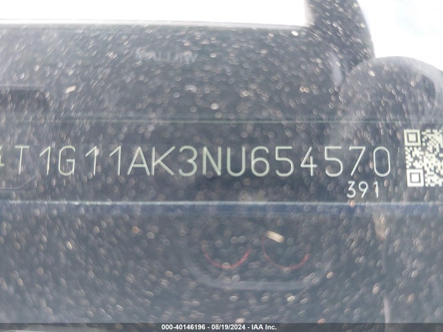 Toyota CAMRY SE 2022 4T1G11AK3NU654570 Image 37