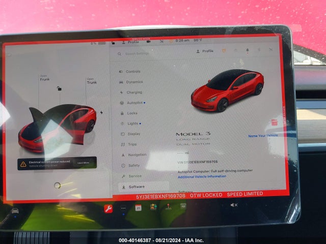 2022 TESLA MODEL 3 5YJ3E1EBXNF169708 Photo 6