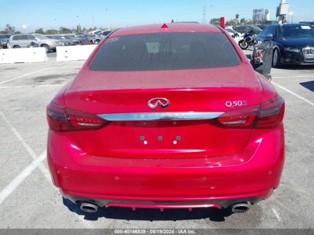 JN1FV7AP9KM760331 Infiniti Q50 3.0t Red Sport 400