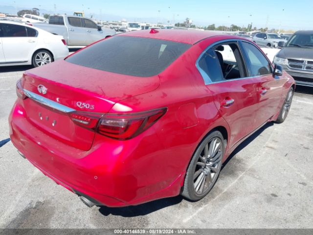 JN1FV7AP9KM760331 Infiniti Q50 3.0t Red Sport 400