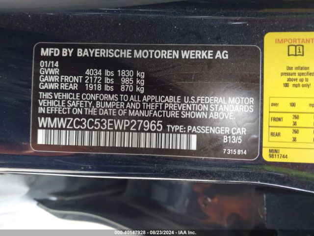 WMWZC3C53EWP27965 Mini Countryman Cooper S