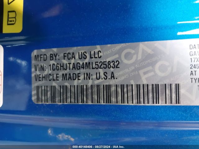 1C6HJTAG4ML525832 Jeep Gladiator Sport S 4x4