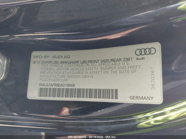 WAULFAFR8EA019868 Audi A5 2.0t Premium