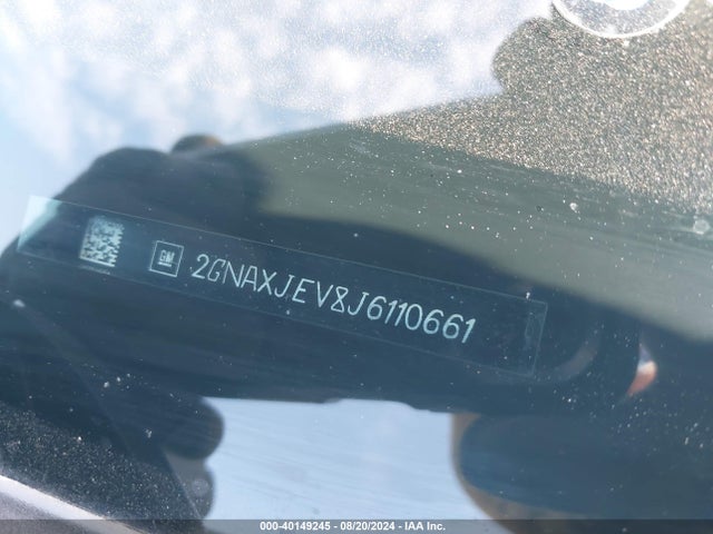 Chevrolet EQUINOX LT 2018 2GNAXJEV8J6110661 Image 9