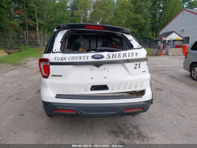 1FM5K8AR6JGC16922 Ford Police Interceptor Utility
