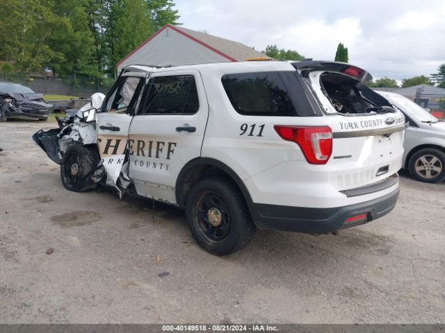 1FM5K8AR6JGC16922 Ford Police Interceptor Utility