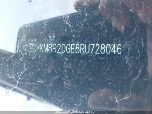 KM8R2DGE8RU728046 Hyundai Palisade Sel