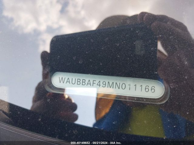 WAUBBAF49MN011166 Audi A4 Premium Plus 40 Tfsi Quattro S Tronic