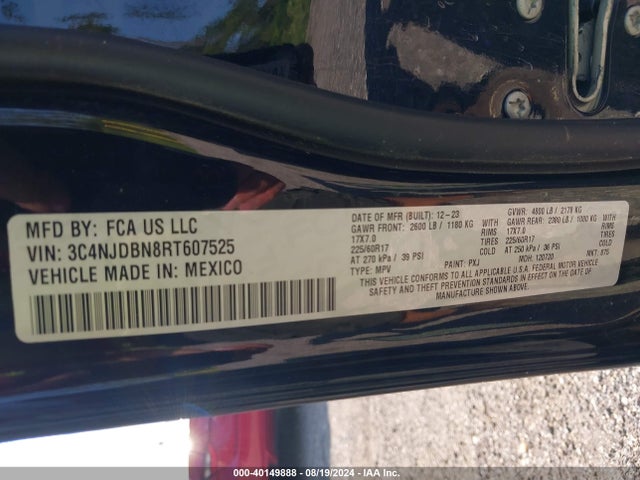 Jeep Compass Latitude 4x4 2024 3C4NJDBN8RT607525 Image 9