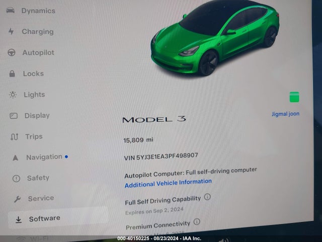 2023 TESLA MODEL 3 5YJ3E1EA3PF498907 Photo 6