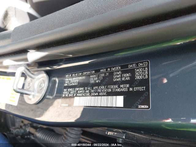 YV4L12RV5P1380393 Volvo Xc60 B5 Core