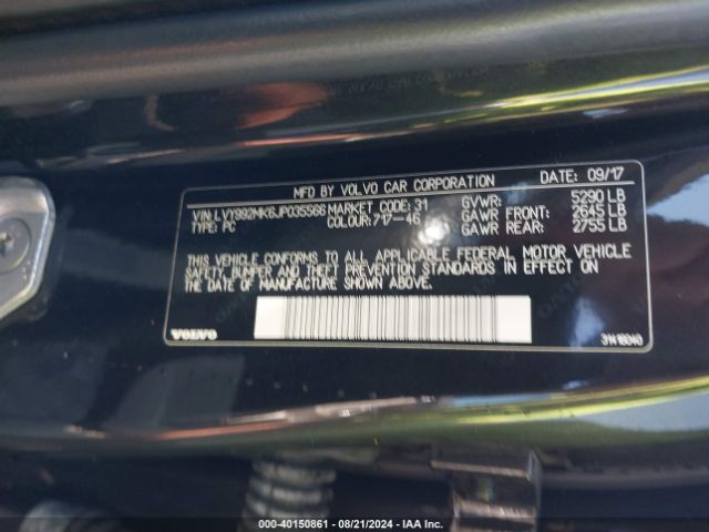 LVY992MK6JP035566 Volvo S90 T6 Momentum
