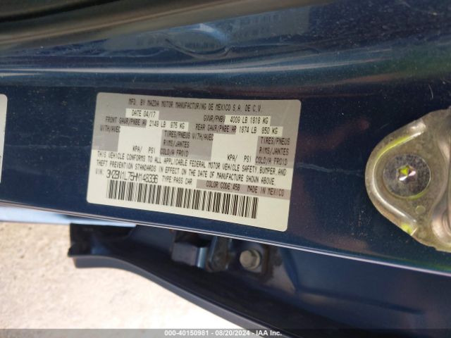 3MZBN1L75HM148336 Mazda Mazda3 Touring