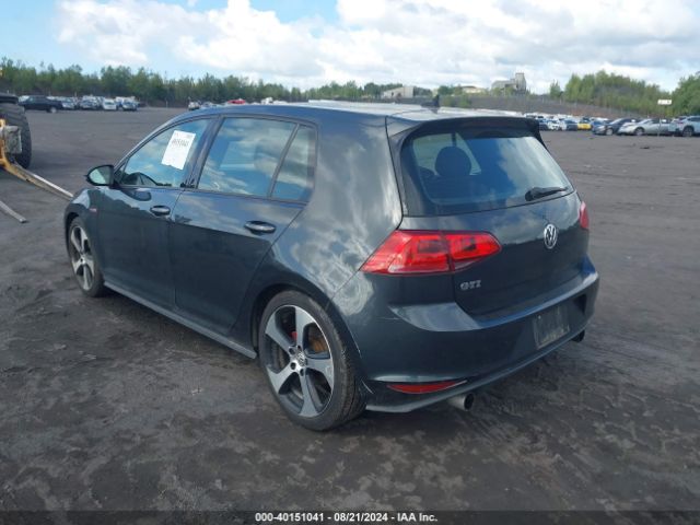 3VW5T7AUXFM021724 Volkswagen Golf Gti 2.0t Se 4-door
