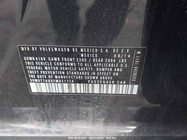 3VW5T7AUXFM021724 Volkswagen Golf Gti 2.0t Se 4-door
