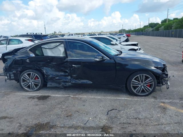 JN1FV7AR2KM801285 Infiniti Q50 3.0t Red Sport 400